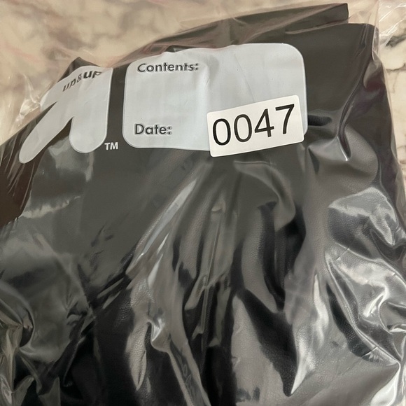 NIA Faux Leather Leggings Push Up Stretch High Waist Sexy Yoga Pants Black - Picture 8 of 8